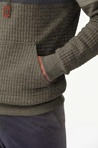 Men's Casual Sweatshirts Long Sleeve Drawstring Color Block Pullover Graphic Hoodies with Pockets4