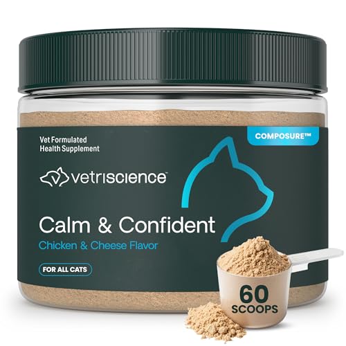 VetriScience Calm & Confident Powder, Composure Calming and Anxiety Supplement