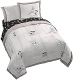 Jay Franco Kids Comforter Set Includes Sheets and Pillow Covers - Soft and Cozy Bed Set for Stylish Room Decor, Official Licensed Bedding, Beige - Mickey and Friends, 7 Piece King