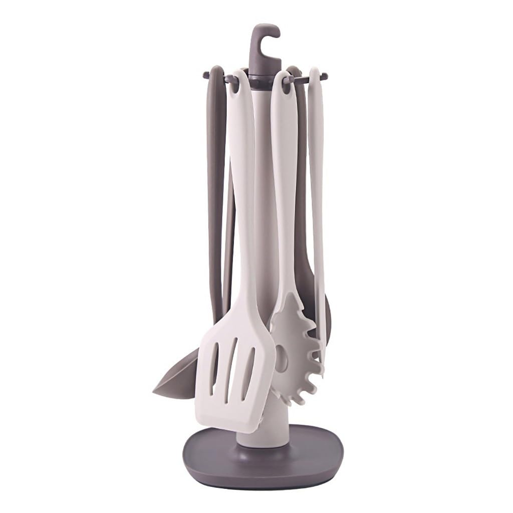 Ustensiles de cuisine durables et spatule en silicone pour cuisson délicate