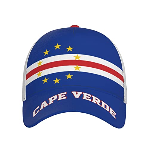 Gorra de béisbol con bandera de Cabo Verde para hombres miniatura 2