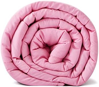 Kids Weighted Blanket | 40''x60'',7lbs | for Child Between 55-80 lbs | Premium Cotton Material with Glass Beads | Pink