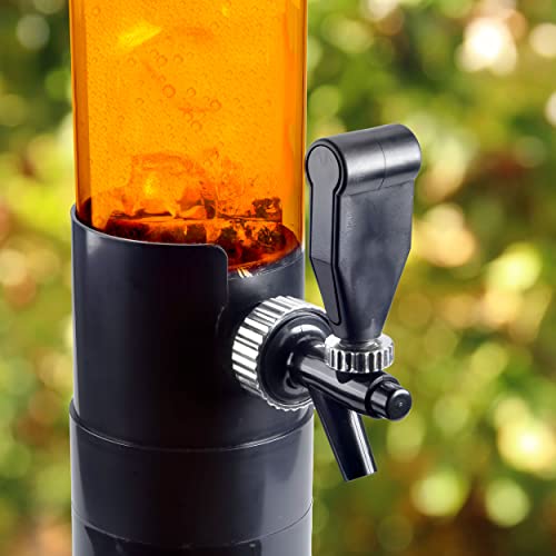 GOODS+GADGETS XXL Trinksäule Biersäule Biertower Party Bier Zapfsäule mit Zapfhahn (5 Liter) – Bild 4