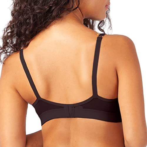 Lively All-Day T Shirt Bras For Women | Full Coverage Flexible Underwire Bra With Breathable Mesh Wing | Super Soft Fabric Black #TOP1