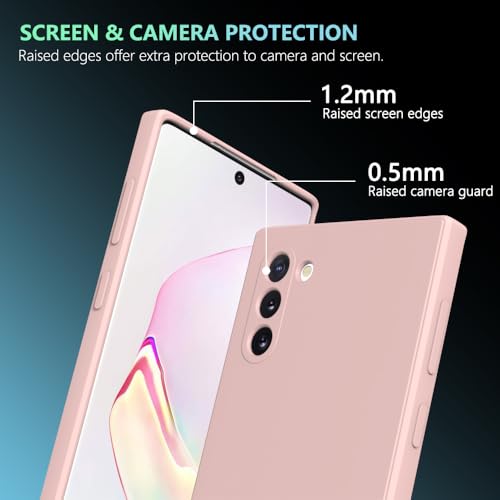 Image of for Samsung Galaxy Note 10 Case Pink, Scratch Resistant with Soft Touch, Slim Thin Phone Cover for Samsung Galaxy Note 10