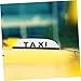 Homoyoyo 12V Taxi Sign Car Roof Light - Bright White LED Dome Lamp with Cigarette Lighter for Cab Drivers