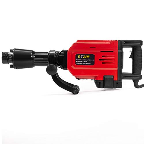 XtremepowerUS Industrial 35-Pound Demolition Jack Hammer Concrete Breaker Punch 55 Joules Carrying Case - Thumbnail 2