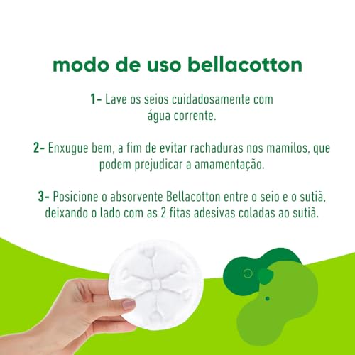 Bella Cotton Protetor Para Seios Bellacotton Leve 30 Pague 24 Unidades