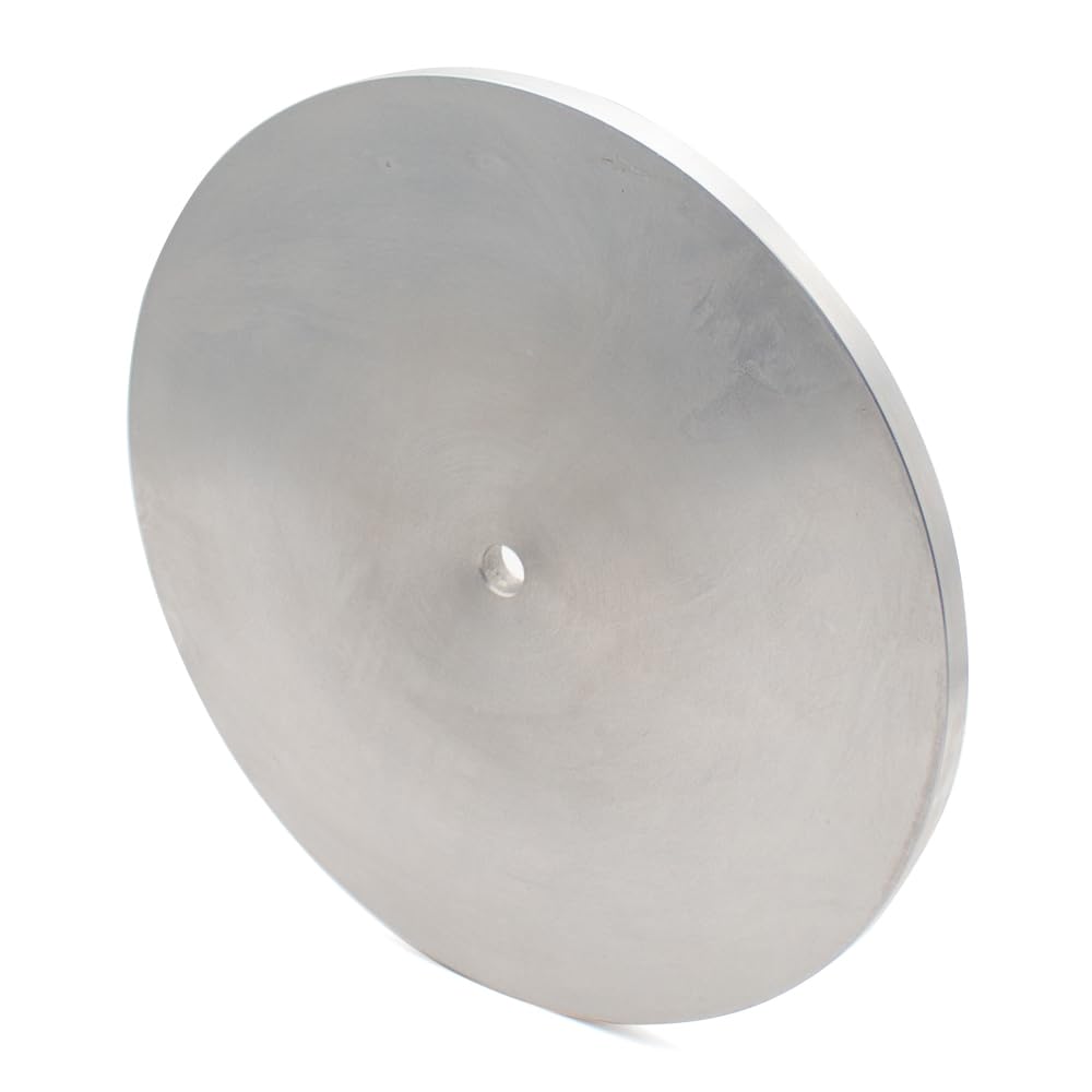 Durchmesser 250MM Aluminium-Polierscheibe, 10 Zoll Flache Schleifscheibe für Edelstein-Schleifmaschine, Edelstein-Facettierungsmaschine