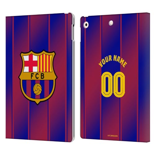 Étui portefeuille iPad 10.2 FC Barcelona pour éviter les rayures avec style personnalisable
