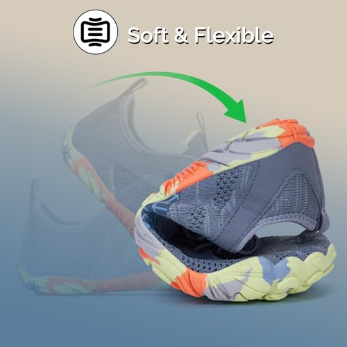 HiGropcore Barefoot Shoes Women Men Hike Minimalist Shoes Wide Toe Box Zero Drop Grounded Footwear for Hiking Walking Daily Wear 6