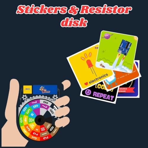 Image of Quad Store Beginners Kit with Circuit Cards for Uno R3 Ideal for DIY Electronics Starters, STEM Projects and Programmers Compatible with Arduino IDE