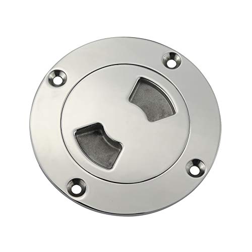 Nrx&Xrc 3" Boat Deck Plate Made From Heavy Duty 316 Marine Grade Stainless Steel With Fastners #TOP4