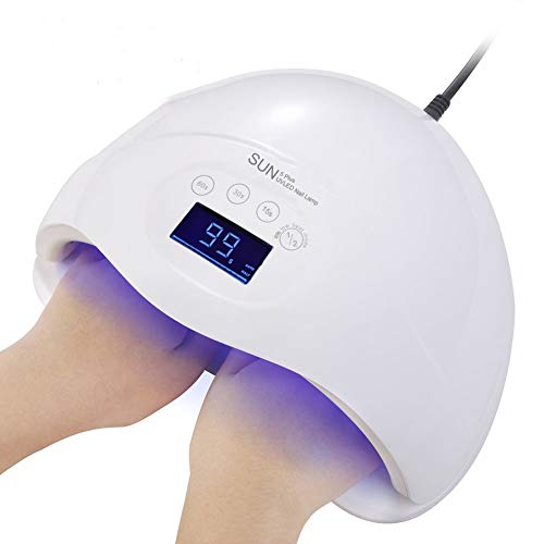 Sun 5Plus 48W Nail Polish Curing Lamp with 4 Timer Setting Big Size and Screen Display