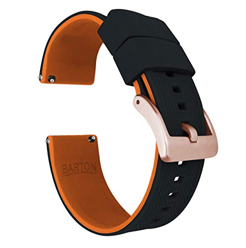 Image of BARTON Elite Silicone Watch Bands - Gold Buckle Quick Release