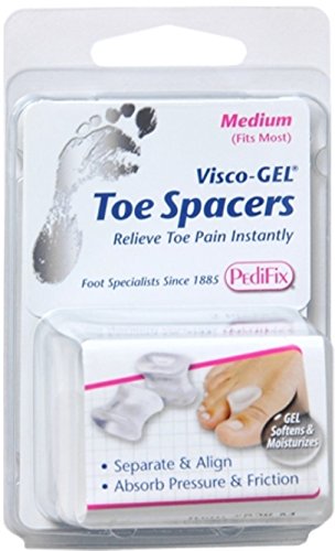 Pedifix Gel Smart Visco-gel Toe Spreaders - 1126 - Medium (4 Pack)