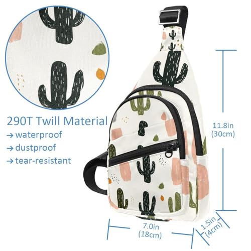 Mochila bandolera para hombre con estampado multicolor de vegetales y tamaño compacto de 30x18 5