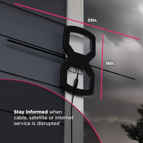 GE UltraPro OptimaMax Outdoor HD Antenna, 60 Mile Range, 4K/8K Ultra HD - image 5