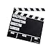 Luwecf TV Movie Film Clap Board, Clapper Board, Slateboard Movie Night Party Supplies Vintage Writeable Director Clapperboard