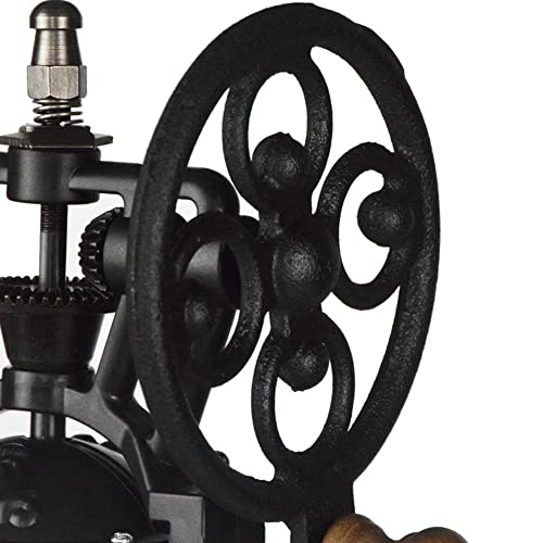 FGHJQ Handbetriebene Bohnenmühle im Retro-Stil, mit Riesenrad, manuelle Kaffeemühle, Kaffeemühle, Gewürzmühle, Kaffee… – Bild 5