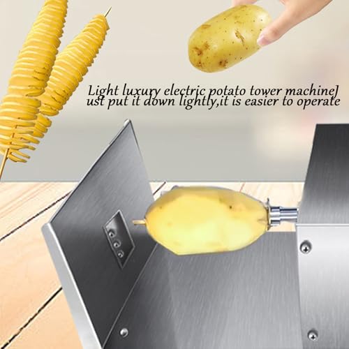 Máquina eléctrica para cortar papas en espiral Tornado miniatura 3