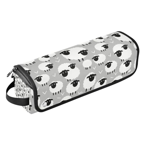 Bolsa Organizadora de Herramientas para el Cabello para Mujeres con Tapete para Plancha, Soporte para Rizadora y Bolsa de Almacenamiento para Herramientas Calientes y Accesorios para el Cuidado del Cabello Color Gris