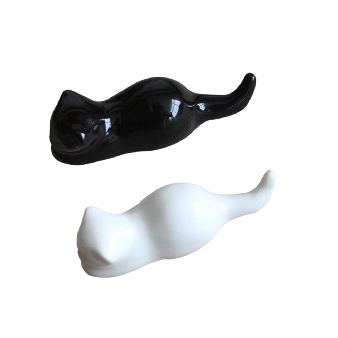 MRKU Chopstick Rest Chopsticks Holders Restaurant decoration,rack,1 PC Porcelain Spoon Fork Ceramic Animal Chinese Dinner Table Decor