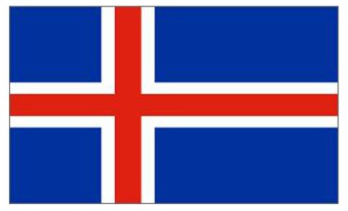 Flag Wholesaler Iceland Drapeau Mixte, Multicolore, Grand