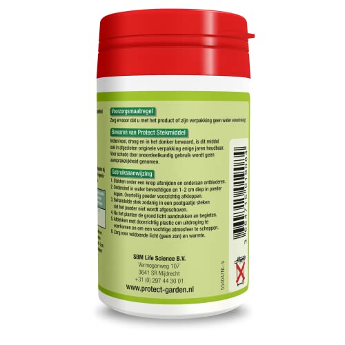 Protect Garden Stekmiddel - 25 Gram - Voor de Bevordering van Wortelvorming van Sierplanten - Stekpoeder voor Snelle Wortelgroei - Geconcentreerde Groeiregulator - Afbeelding 3
