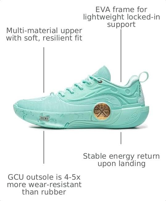Image of LI-NING Way of Wade 12 Men's Basketball Shoes Anti-Slip Professional Shock Absorption Sports Sneakers Wow 12