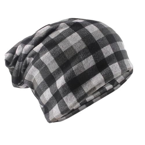 SiVaji Gorros De Punto para Sombrero Tejido Beanie A Cuadros Mujeres Gorros Cálidos Casual Niñas Sombrero Bufanda Dos Niñas Al Aire Libre Usadas Ventas 54 60Cm 3