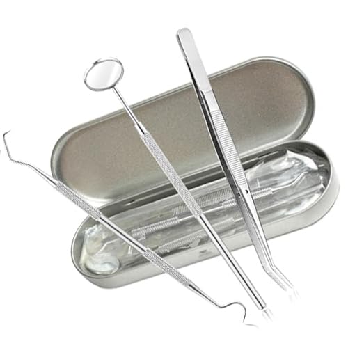 3Pack Dental Tools Plaque Remover for Teeth Dental Pick Teeth Cleaning Tools Dental Picks for Teeth Cleaning