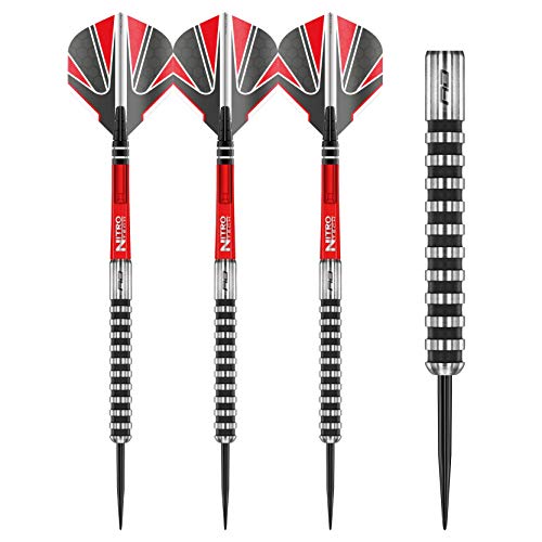 RED DRAGON Javelin Black 24 Gram Tungsten Dartpijlen Set Professioneel met flights en dart shafts