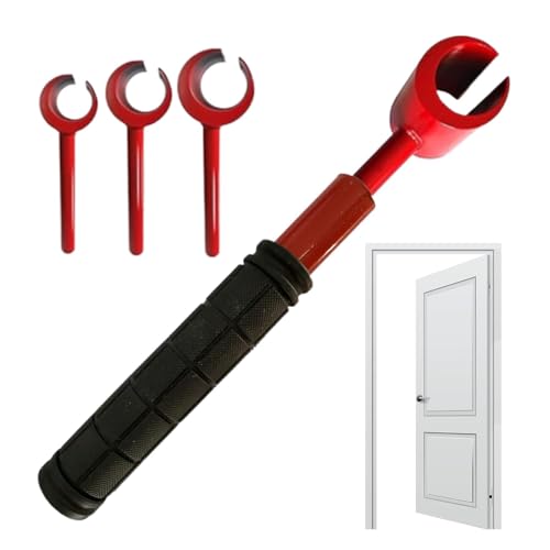 Llave de bisagra, llave de ajuste de llave de reparación para bisagra de puerta, herramienta de bisagra de reparación de llave de ajuste, dobladora de bisagra de puerta para mejoras del hogar