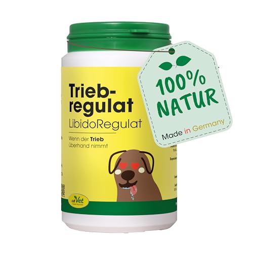 cdVet TriebRegulat für Hunde – Natürliche Unterstützung beim Triebverhalten, Mönchspfeffer, Ergänzungsfuttermittel, 120g, ohne Zusätze