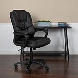 Flash Furniture Flash Fundamentals Big & Tall 400 lb. Rated Black LeatherSoft Swivel Office Chair...
