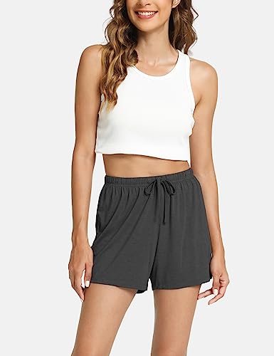 Image of GYS Women's Bamboo Viscose Cooling High Waisted Pajama Shorts