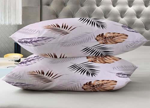 Image of RD TREND 210 TC Premium Glace Cotton Assorted King Size Printed Floral Design Pillow Cover -18 inchX28 inch Inches,(Pack of 2) of Any 4 Pieces Color Multi-226