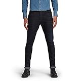 [ジースターロゥ] ジーンズ メンズ スキニー ストレッチ ネイビー D-Staq 3D Slim D05385-7209-89-W33/L32