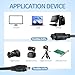 Cuxnoo FireWire Cable 9 Pin to 4 Pin, 6ft IEEE 1394 iLink Cable for Sony DV Handycam, Camcorder, Camera, Printer, Hard Drive and More IEEE 1394 Enabled Devices
