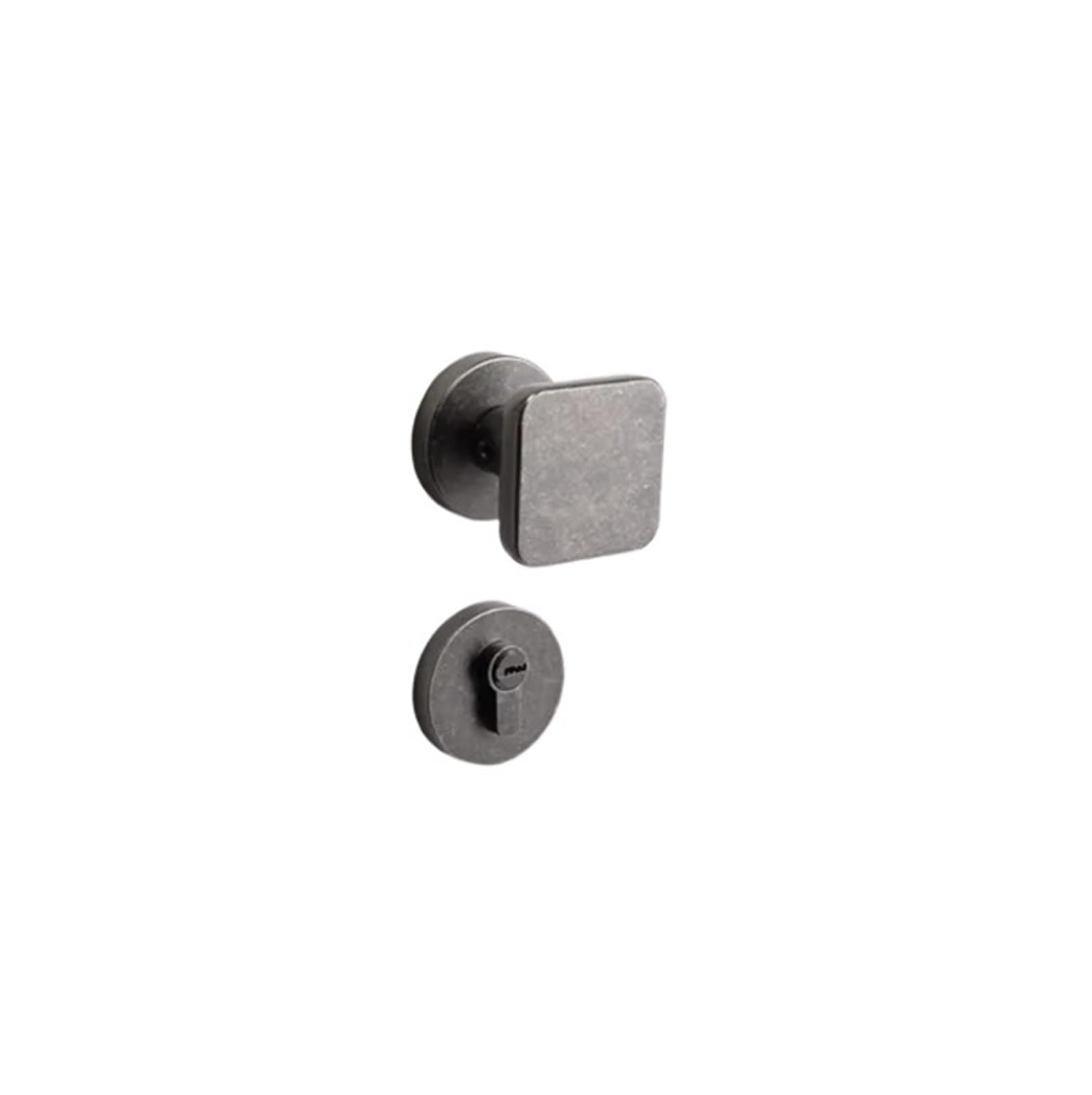 OPTEPYOE Door Lock Silent Split Bedroom Door Handle(Square)