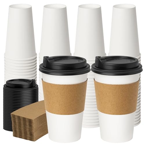 YEEHAW Upgraded 50 Pack Coffee Cups 16oz...