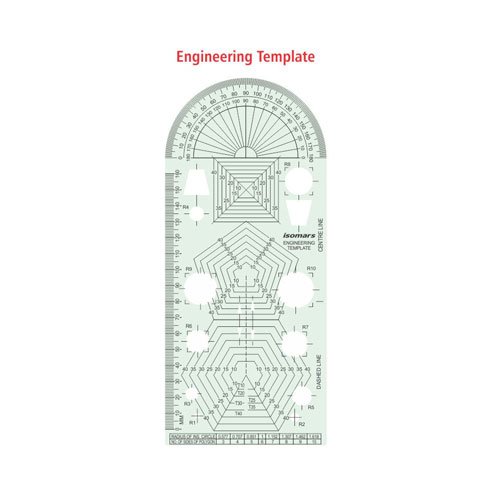 Isomars Engineering Drawing Kit – Set of 5 Essential Drafting Tools for Technical Drawing, Architecture & Engineering 4