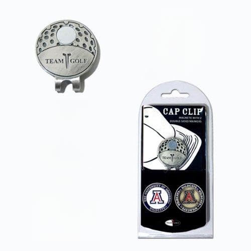 Marque-balle de golf Arizona double face avec attache chapeau en métal premium