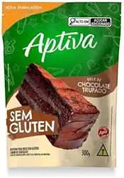 Aptiva Mistura para Bolo Sem Glúten, Chocolate Trufado, 300g