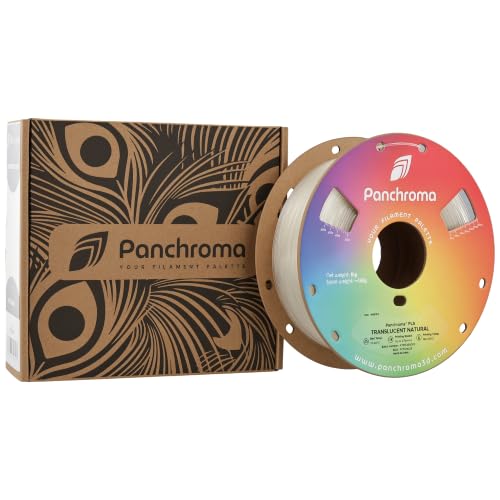 Image of Polymaker Panchroma Translucent PLA Filament 1.75mm, 1kg, Natural New | Neatly Wound, Semi Transparent PLA, Easy Print & Smooth Feeding, Compatible with Bambu Lab & Most 3D Printers
