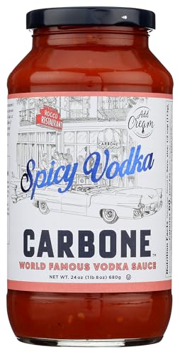 Carbone Spicy Vodka Pasta Sauce | World Famous Signature Recipe | Slow-Cooked with 100% Italian...