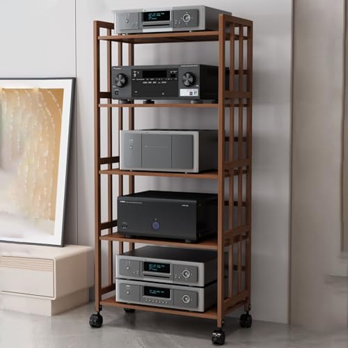 Soporte para HiFi de madera noble: elegancia y estabilidad para el hogar