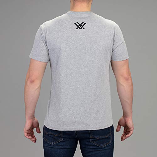 Vortex Optics Rank and File Short Sleeve Shirt - Large Charcoal Heather