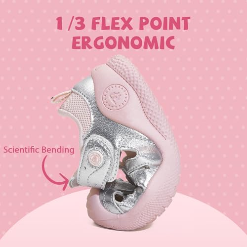 Toddler Boys Girls Leather Sandals Closed-Toe Outdoor Leather Athletic Shoes4